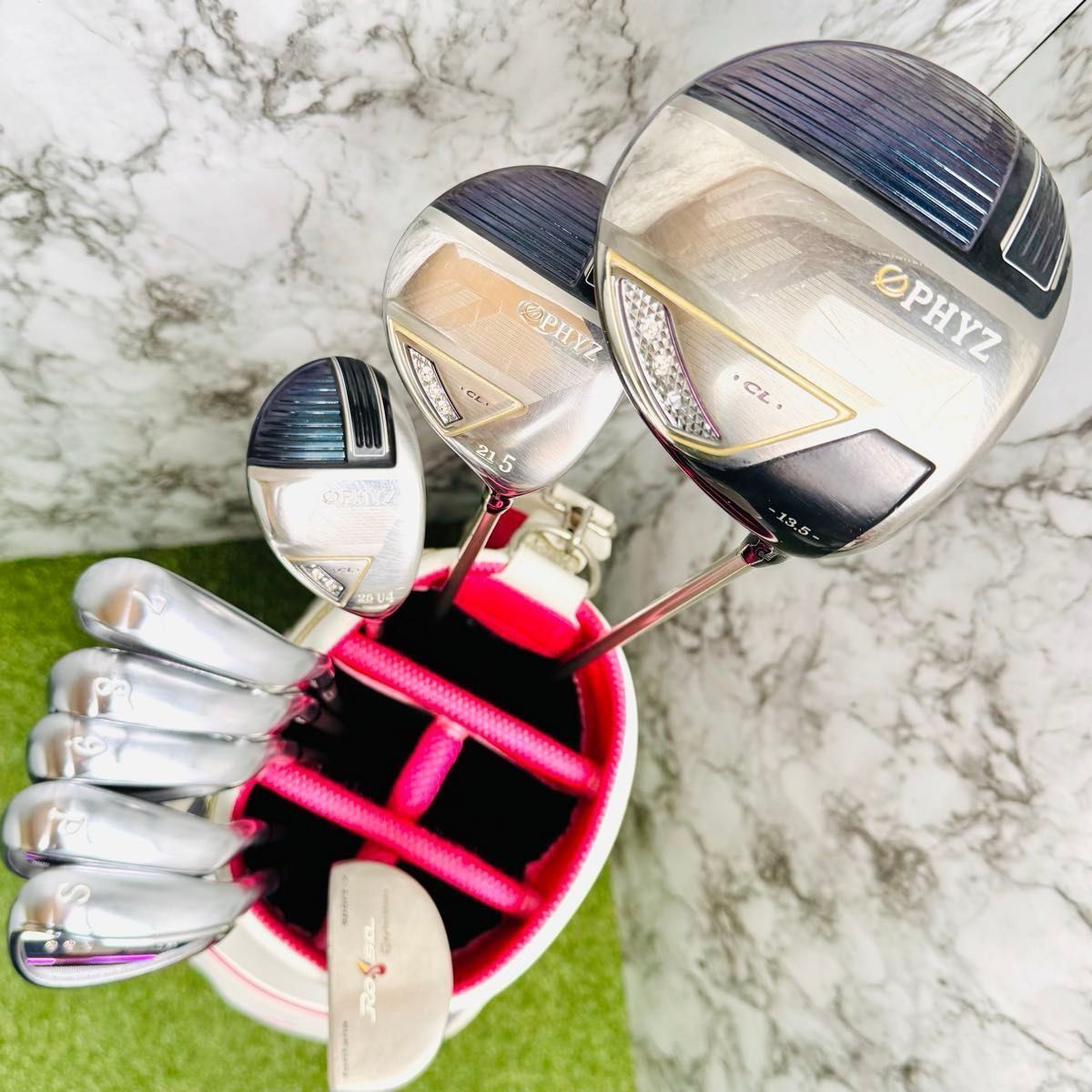 初心者推奨 ブリヂストン PHYZ レディースゴルフセット 9本 L 良品
