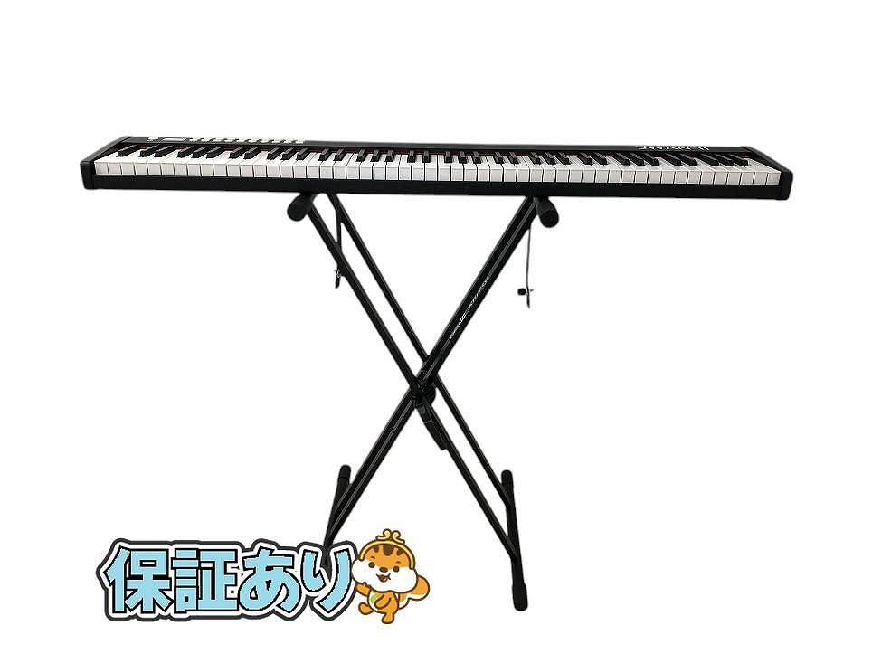 NikoMaku ニコマク 電子キーボード SWAN-Ⅱ 88鍵 スタンド付 QCK679099大