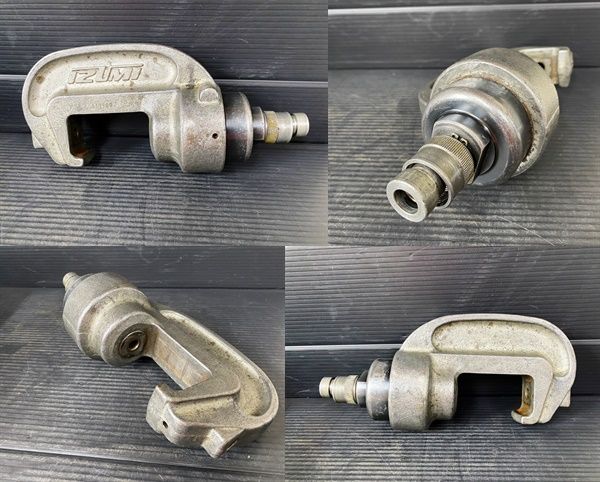 現状品 イズミ 型番不明 油圧ヘッダー ダイス １８コ 付き