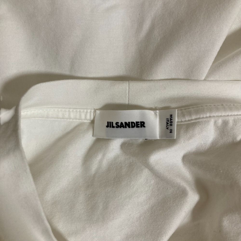 美品 JIL SANDER ジルサンダー シルク切替 ハーフスリーブ