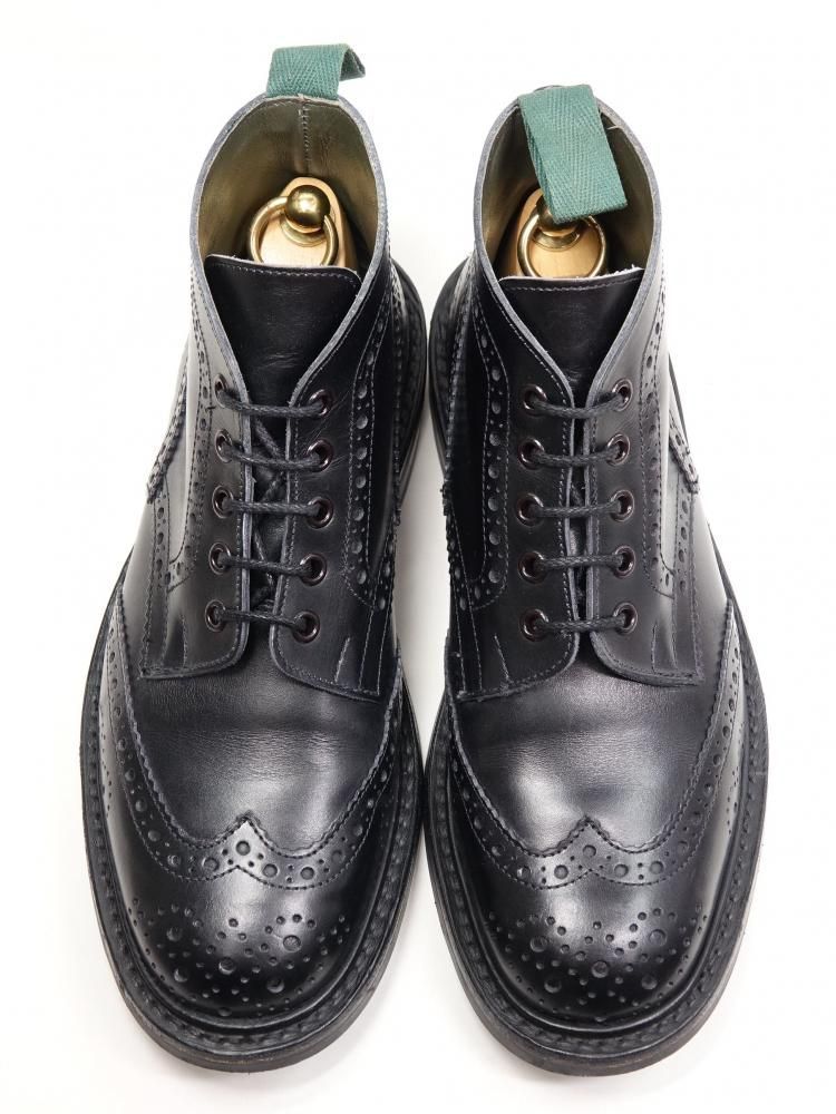 大特価人気商品が入荷中! 508 1006 トリッカーズ ポールスミス別注 ブーツ ブラック カーフ グレインレザー 7-5 非官品