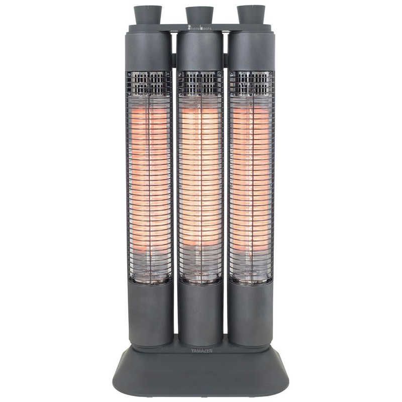 ヤマゼン カーボンヒーター シェアヒート 1200W ワイドレンジ 転倒オフ機能 DC-ZT12