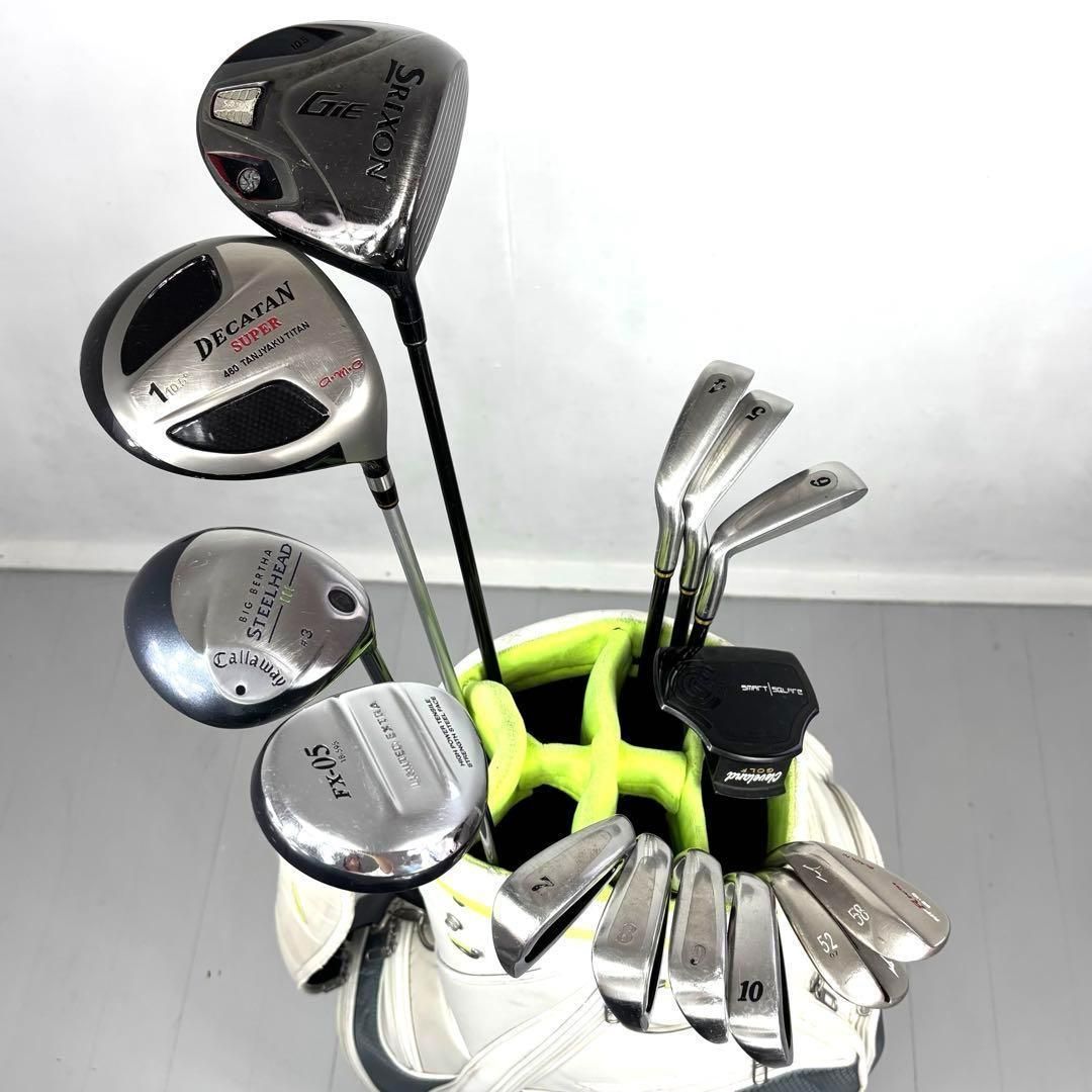 本格派 メンズゴルフクラブ 14本 フルセット NIKE スリクソン ゴルフ