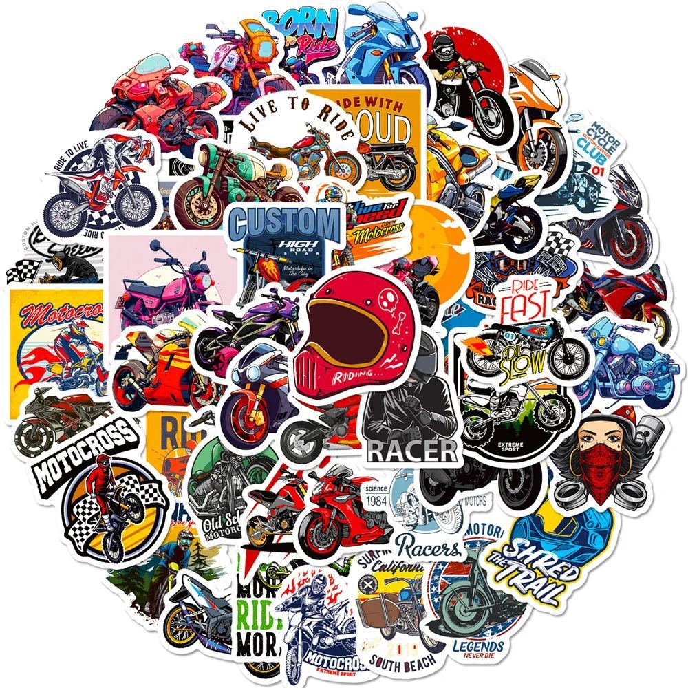 新品未使用 送料無料 バイク 2輪車 単車 ステッカー ヴィンテージ