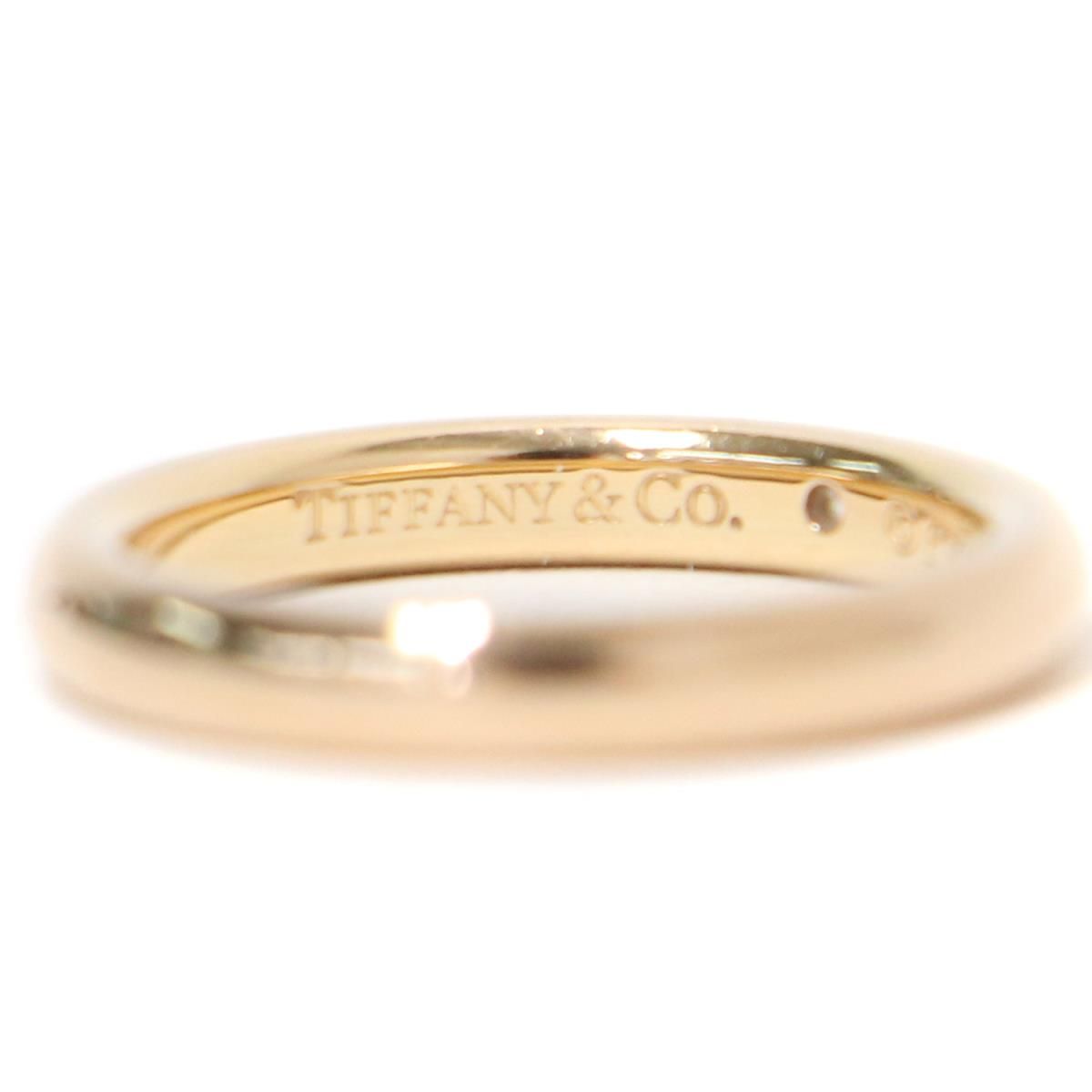 TIFFANY&Co. ティファニー リング 指輪 ダイヤモンド ピンクゴールド 9号 K18 エルサ・ペレッティ スタッキング バンドリング 【レディース】【RL008】