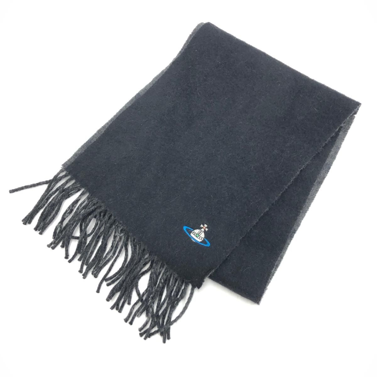 ヴィヴィアンカシミアマフラー ヴィヴィアンウエストウッド カシミヤ