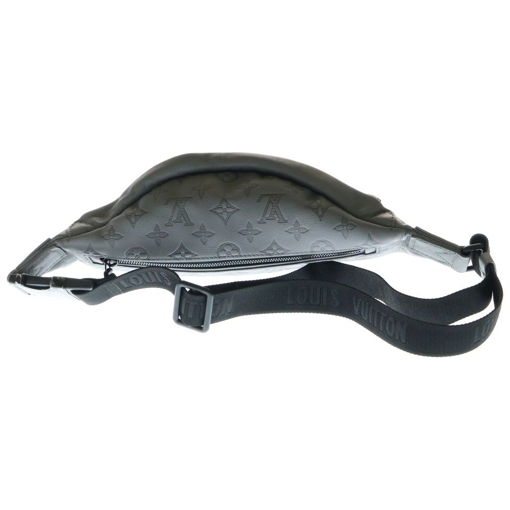 LOUIS VUITTON ルイヴィトン モノグラムシャドウ ディスカバリーバムバッグPM レザーボディバッグ ウエストバッグ ブラック グレー M46108