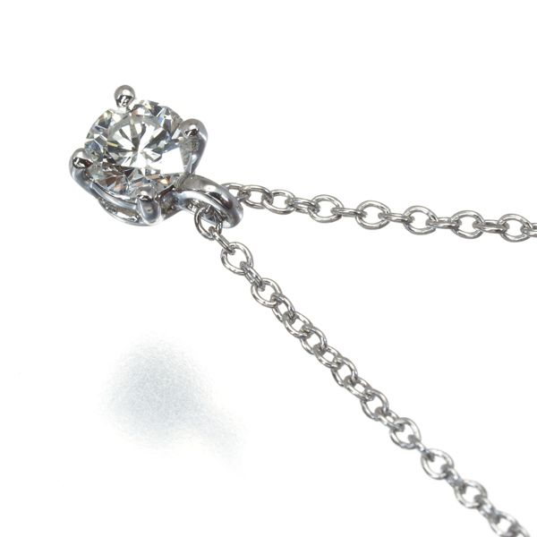 Tiffany&Co. ティファニー ネックレス ダイヤ ダイヤモンド0.24ct G VS1 3EX ソリティア Pt950 鑑定書 - メルカリ