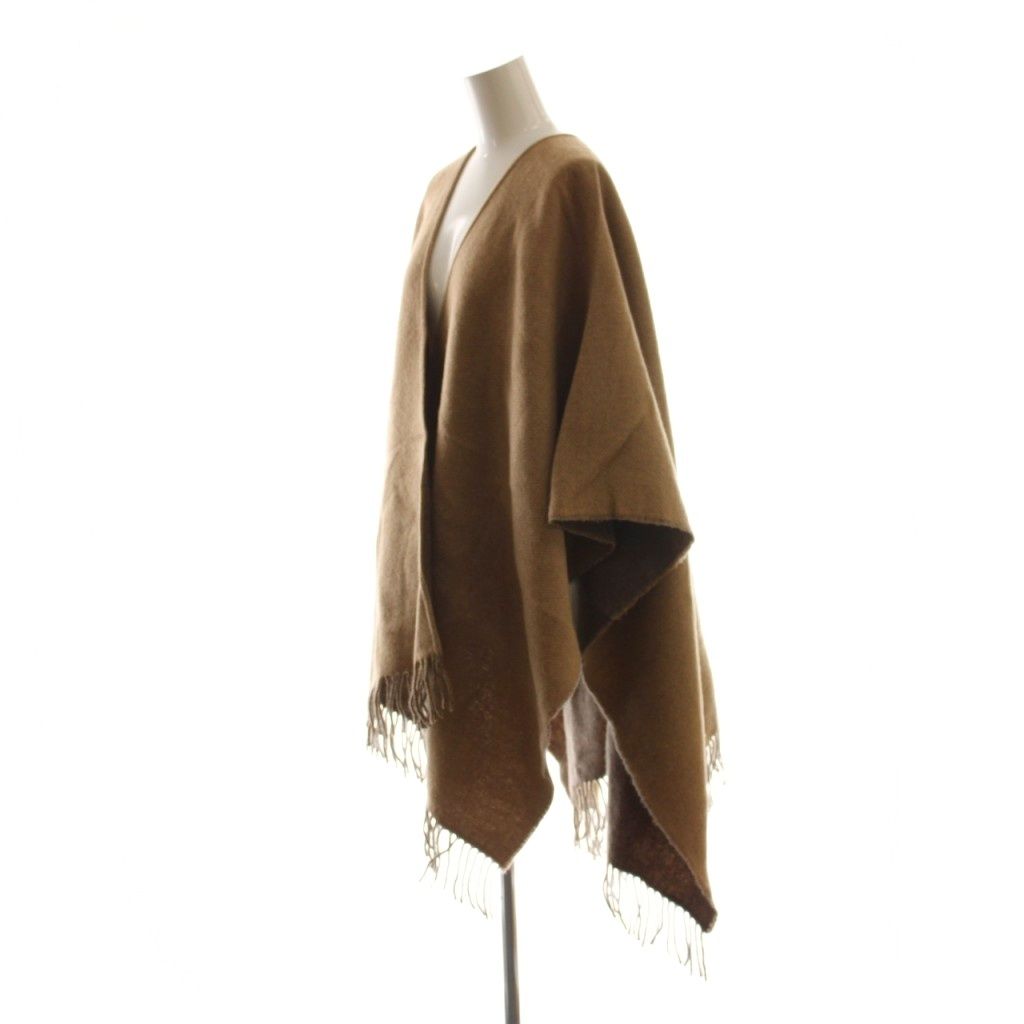 ボールジー BALLSEY トゥモローランド フリンジショール ストール 36 茶 ブラウン SS OS