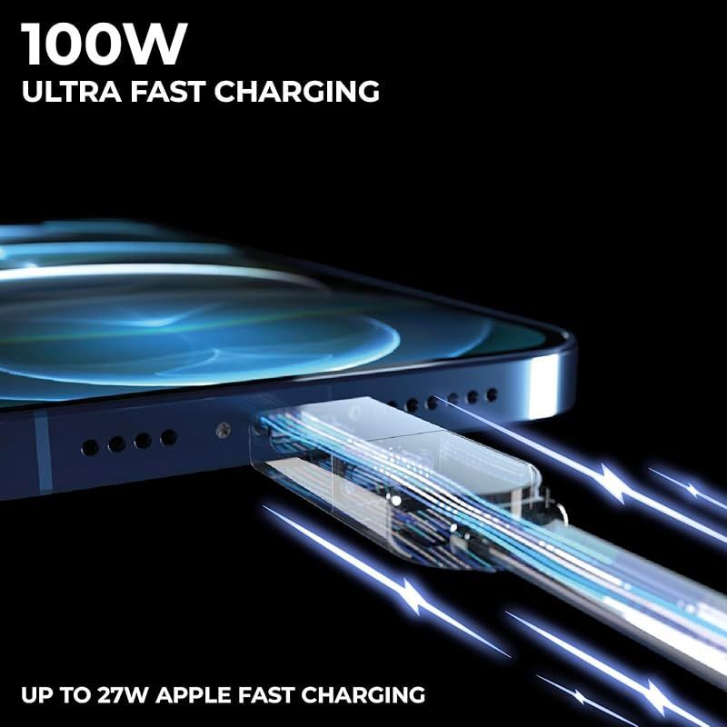 100W 超高速充電力