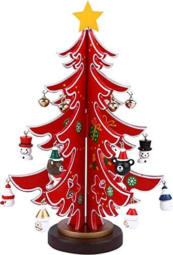 レッド クリスマスツリー アドベントカレンダー カウントダウン