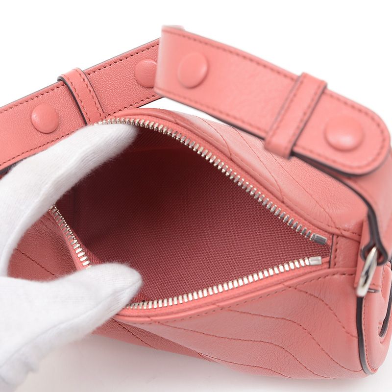 グッチ ピンク レザー ブロンディ ミニ ショルダーバッグ 760170 GUCCI グッチ ブロンディミニ ショルダーバッグ ピンク 760170