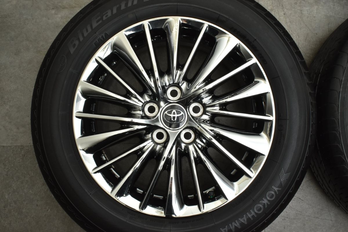トヨタ 30アルファードエグゼクティブラウンジ17インチ PCD114.3 5H 美品】トヨタ 30 アルファード エグゼクティブラウンジ 純正 17in 6.5J