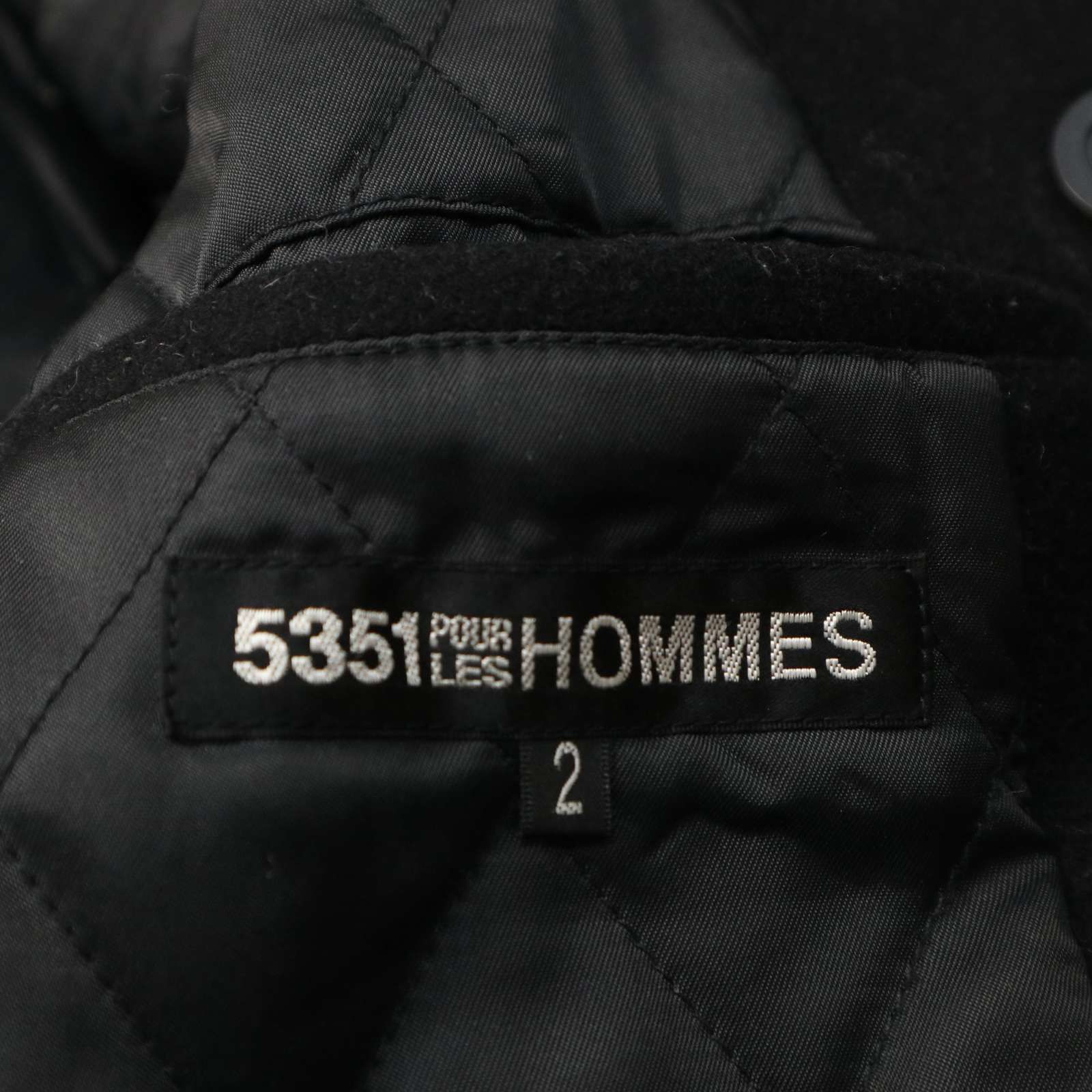 5351 POUR LES HOMMES 5351プールオム 秋冬 刻印ボタン