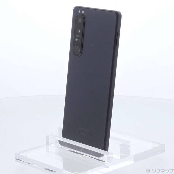 中古品〕 Xperia 1 III 256GB フロストパープル SO-51B docomoロック
