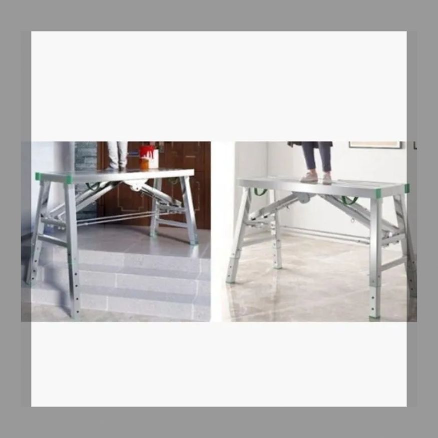 強化折り畳み馬椅子昇降增厚装修馬椅子双支持室内パテ脚手棚梯子馬椅子40 160cm