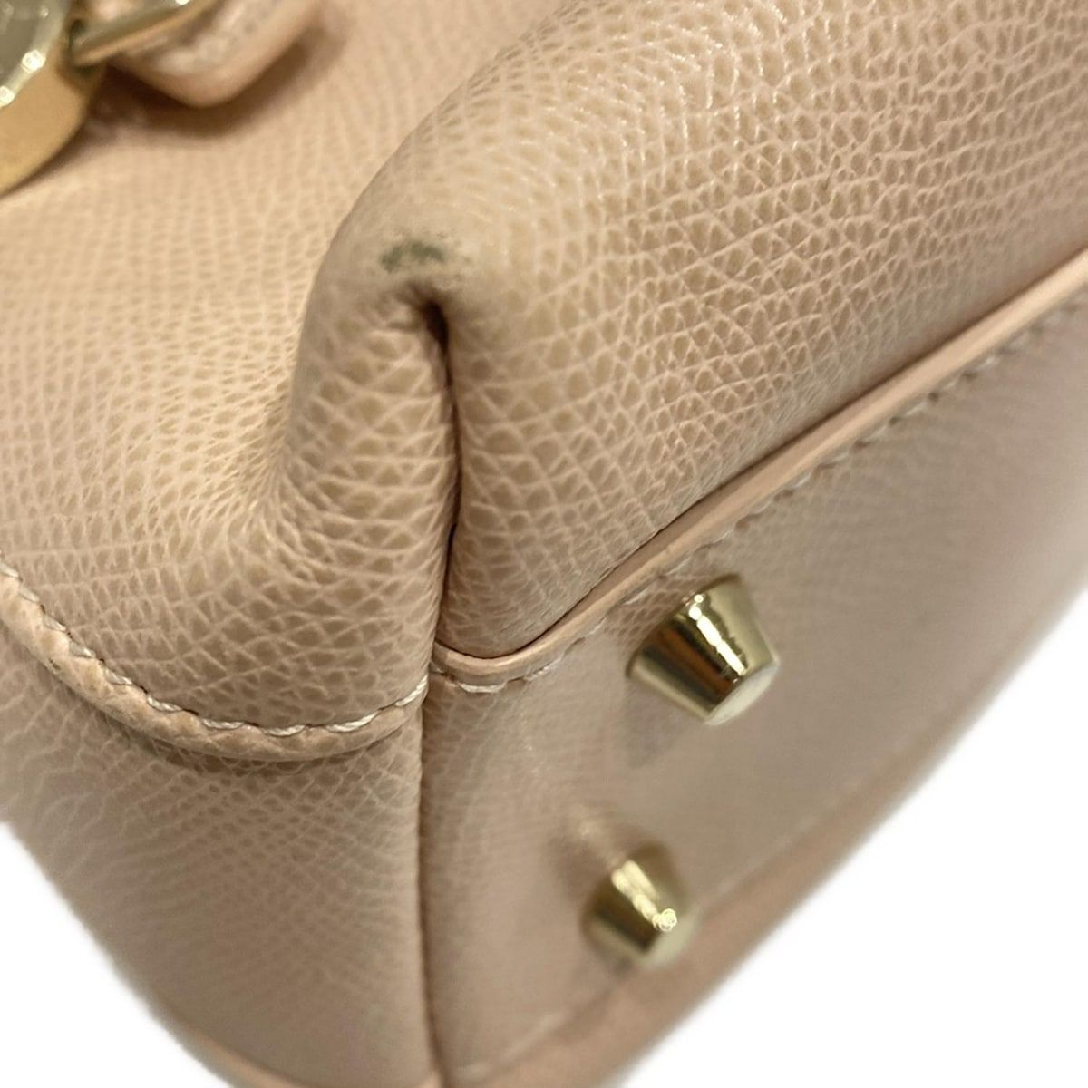 FURLA(フルラ) ハンドバッグ パイパー ベージュ レザー - メルカリ