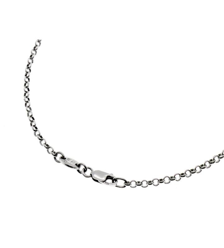 クロムハーツ CHROME HEARTS 【 NECKCHAIN R18 】 ロール チェーン シルバー ネックレス w22296