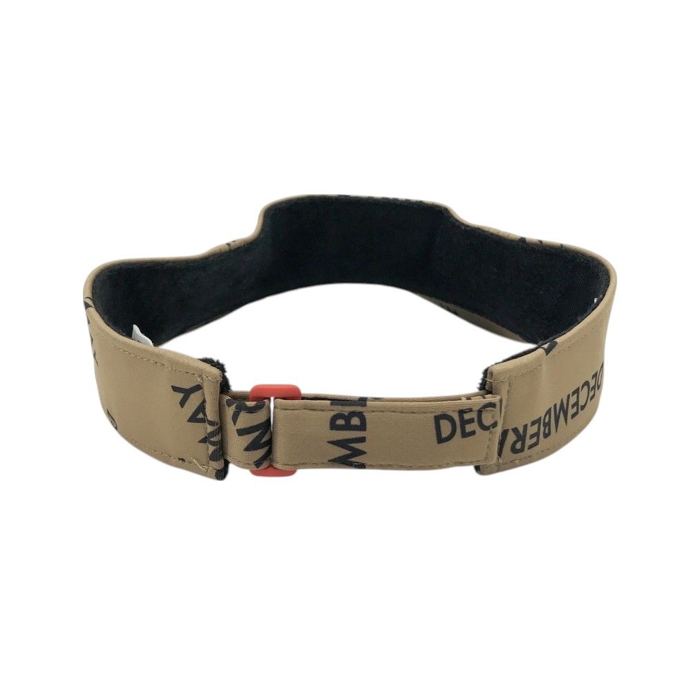 DECEMBERMAY ディセンバーメイ サンバイザー 総柄 ブラウン系 FREE