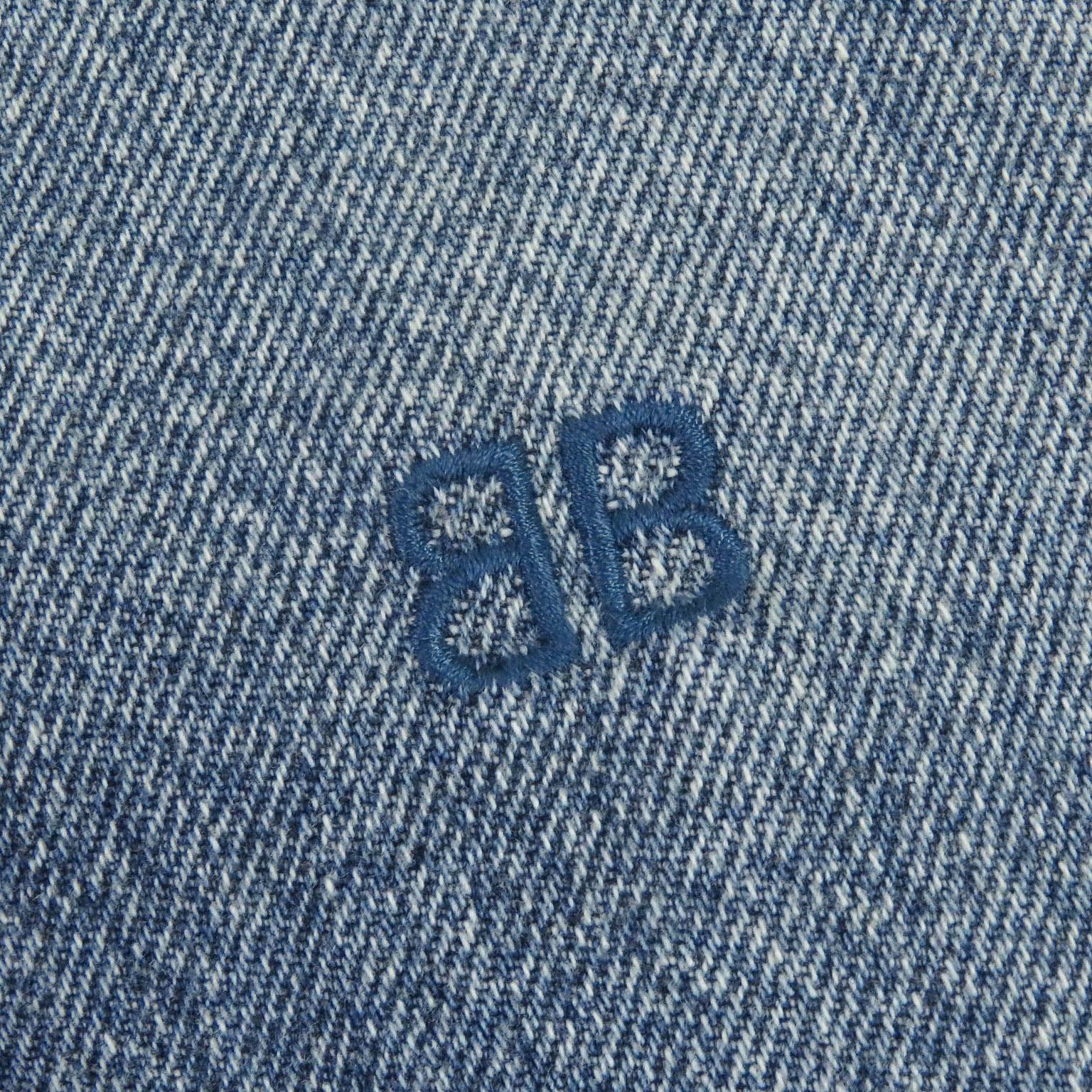 美品□BALENCIAGA バレンシアガ 22SS 678363 ダメージ加工 オーバー