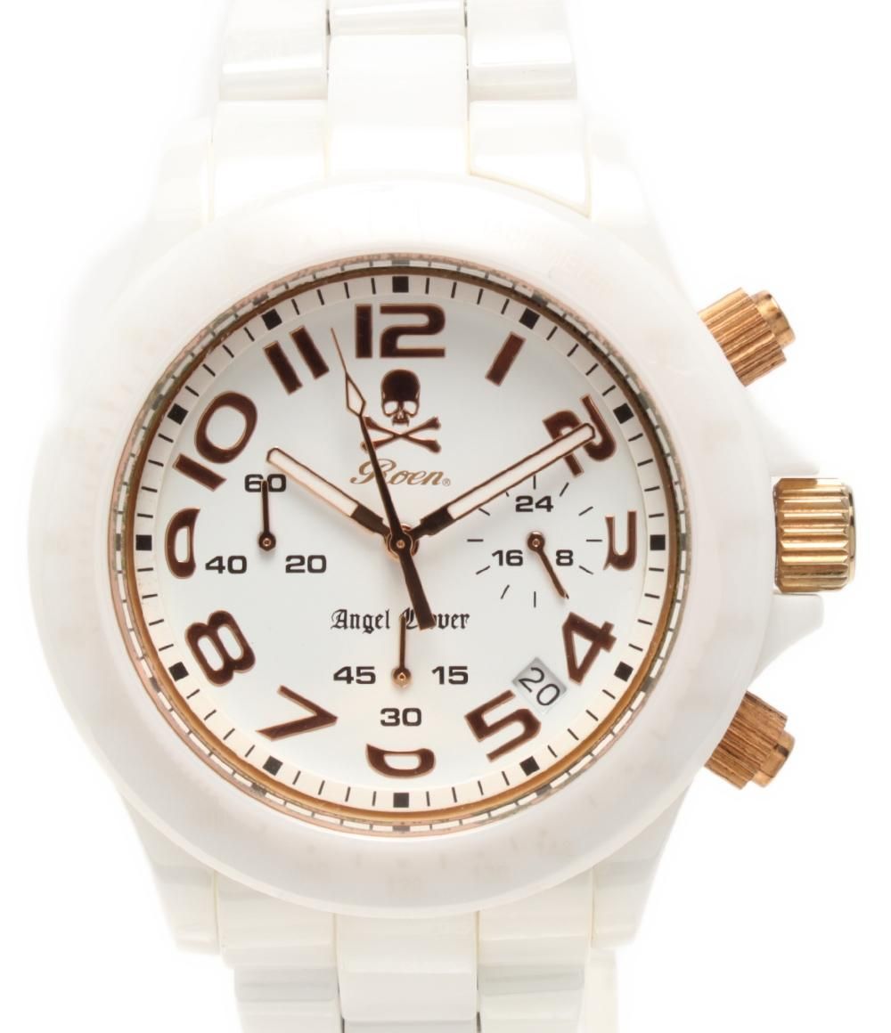 新品 エンジェルクローバー 腕時計ホワイト ソーラークォーツ
