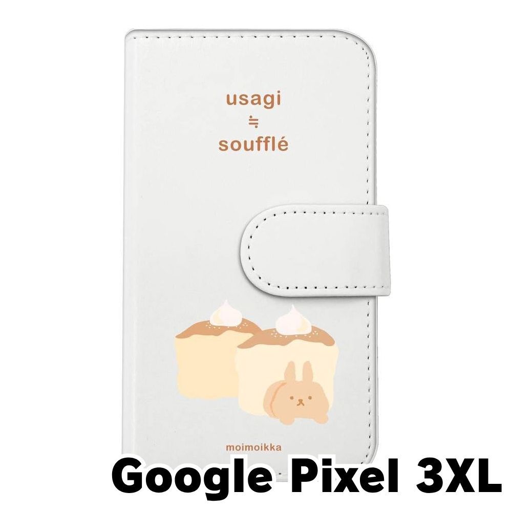 Google Pixel - 白兎 新品未使用】Google Pixel3 XL スマホケース 手帳型 (色