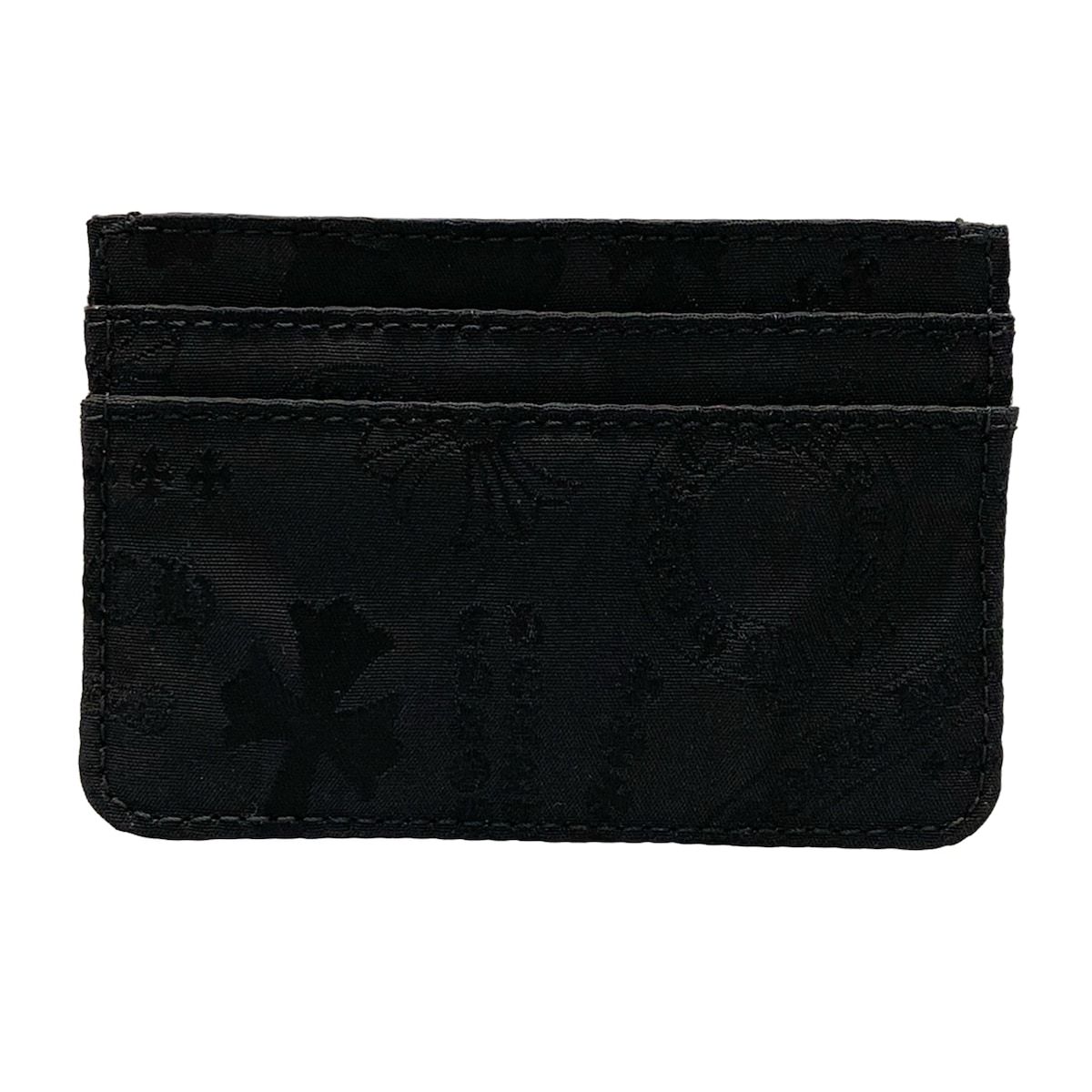 クロムハーツ　カードケース　　美品 Chrome hearts(クロムハーツ) カードケース美品 ダブルサイド 黒