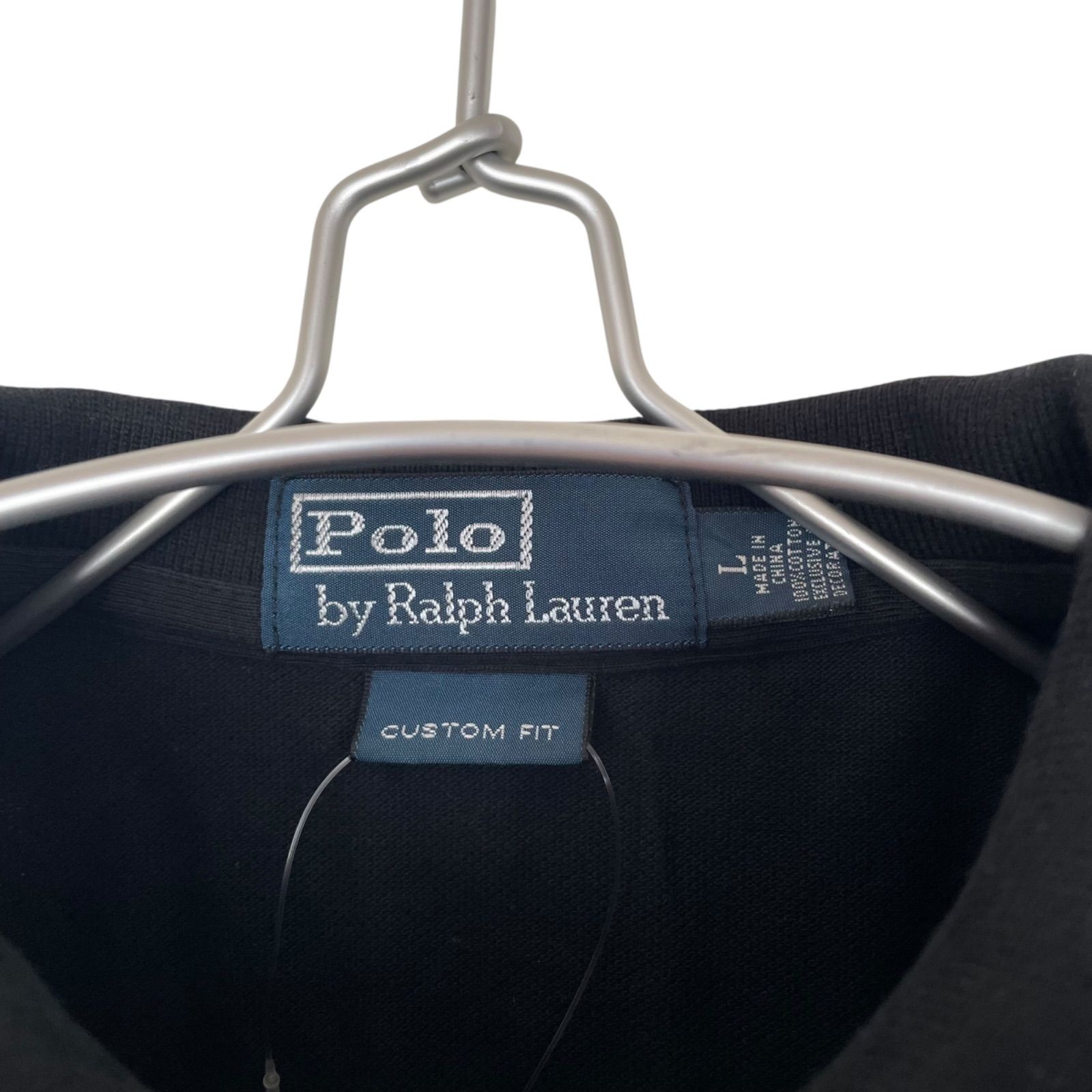 Polo Ralph Lauren ブラック ポロシャツ M yvngboip POLO RALPH LAUREN ポロ ラルフローレン 半袖 ポロシャツ 綿