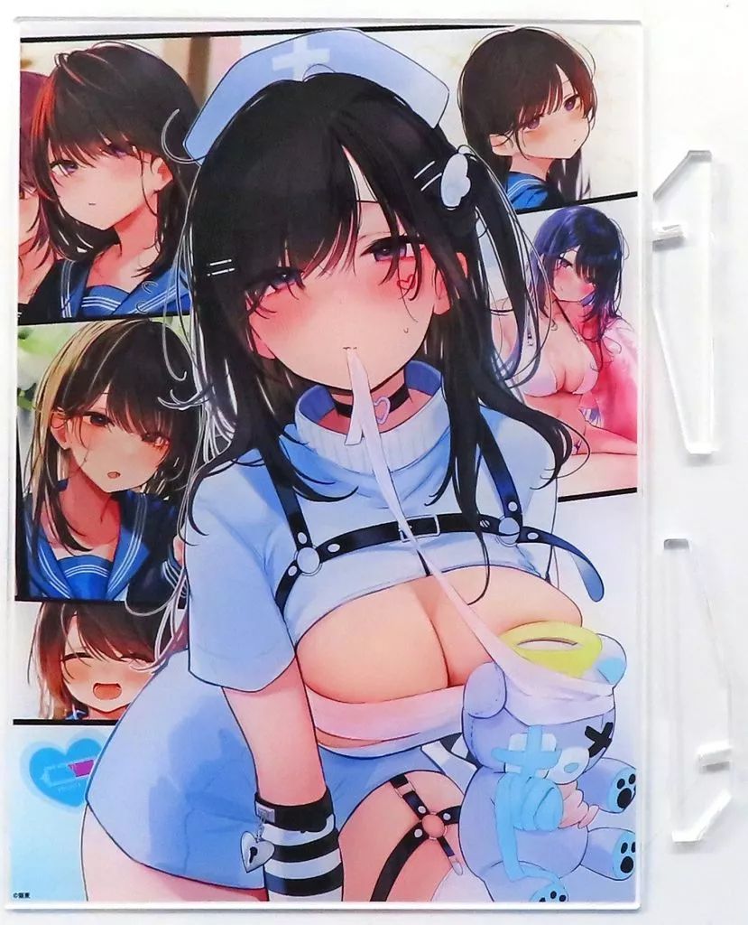 【中古】雑貨 猫麦イラストB A4アクリルビジュアルボード 「DMMスクラッチ! イラストレーター 猫麦」 A-2賞