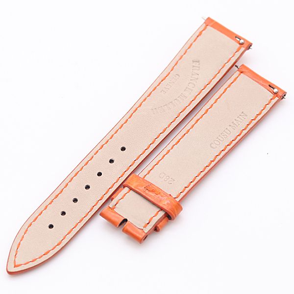 美品 フランクミューラー 純正ベルト オレンジ 18mm用 メンズ