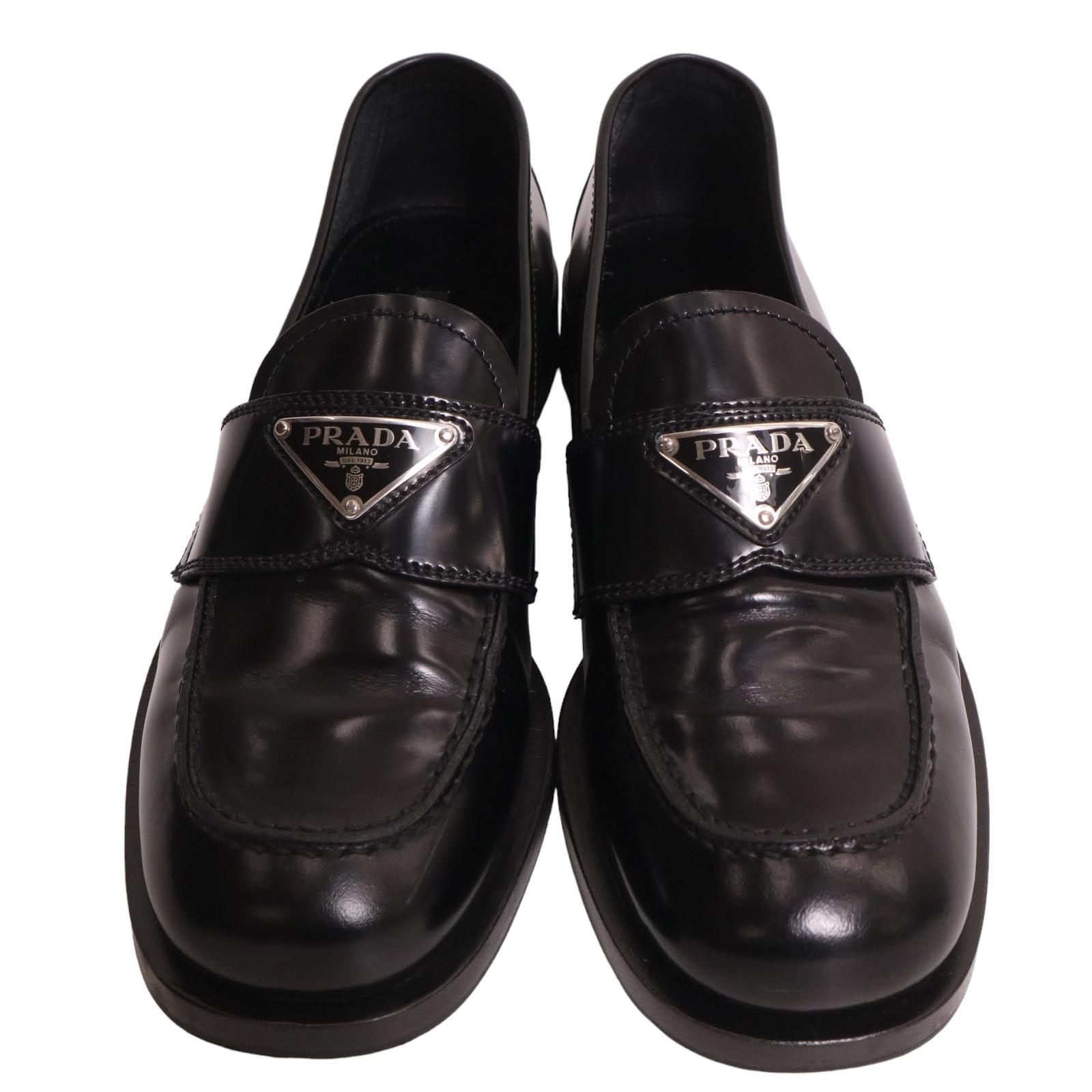 美品＊PRADA プラダ バックルローファー レディース 36 - メルカリ