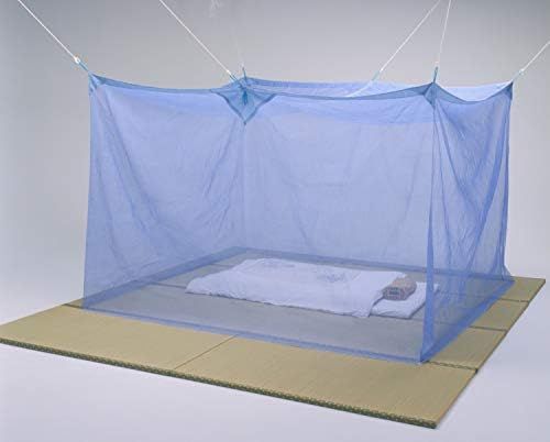 近江蚊帳 4.5畳用 200×250cm 高さ190cm ブルー