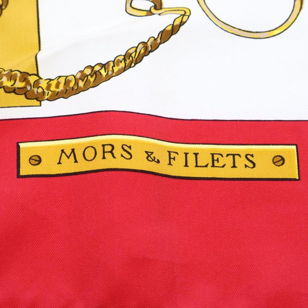 HERMES (エルメス) カレ90 MORS&FILETS 馬具とビット シルク