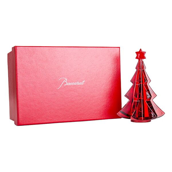 新品】 バカラ Baccaratオーナメント ノエル メリベル ツリー レッド