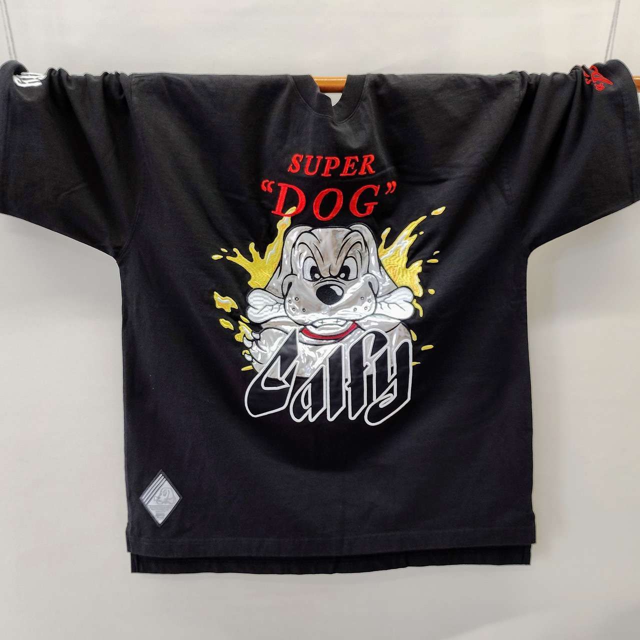 ガルフィー SUPERDOG GALFY 半袖Tシャツ 黒 中型犬サイズ（L） It is a 