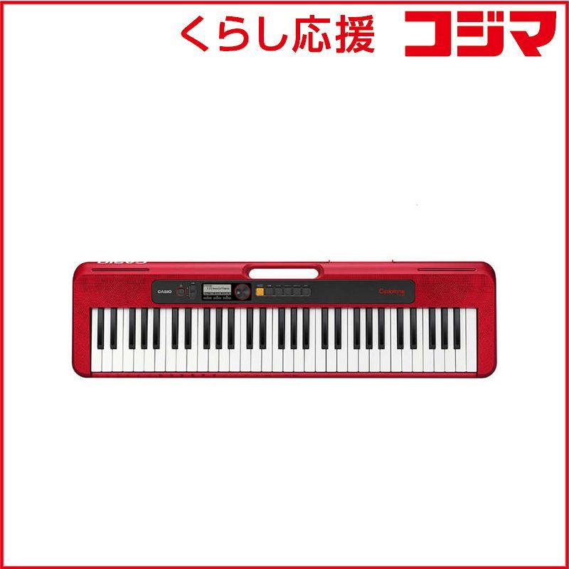 新品 未開封 】 カシオ ベーシックキーボード レッド [61鍵盤] CT
