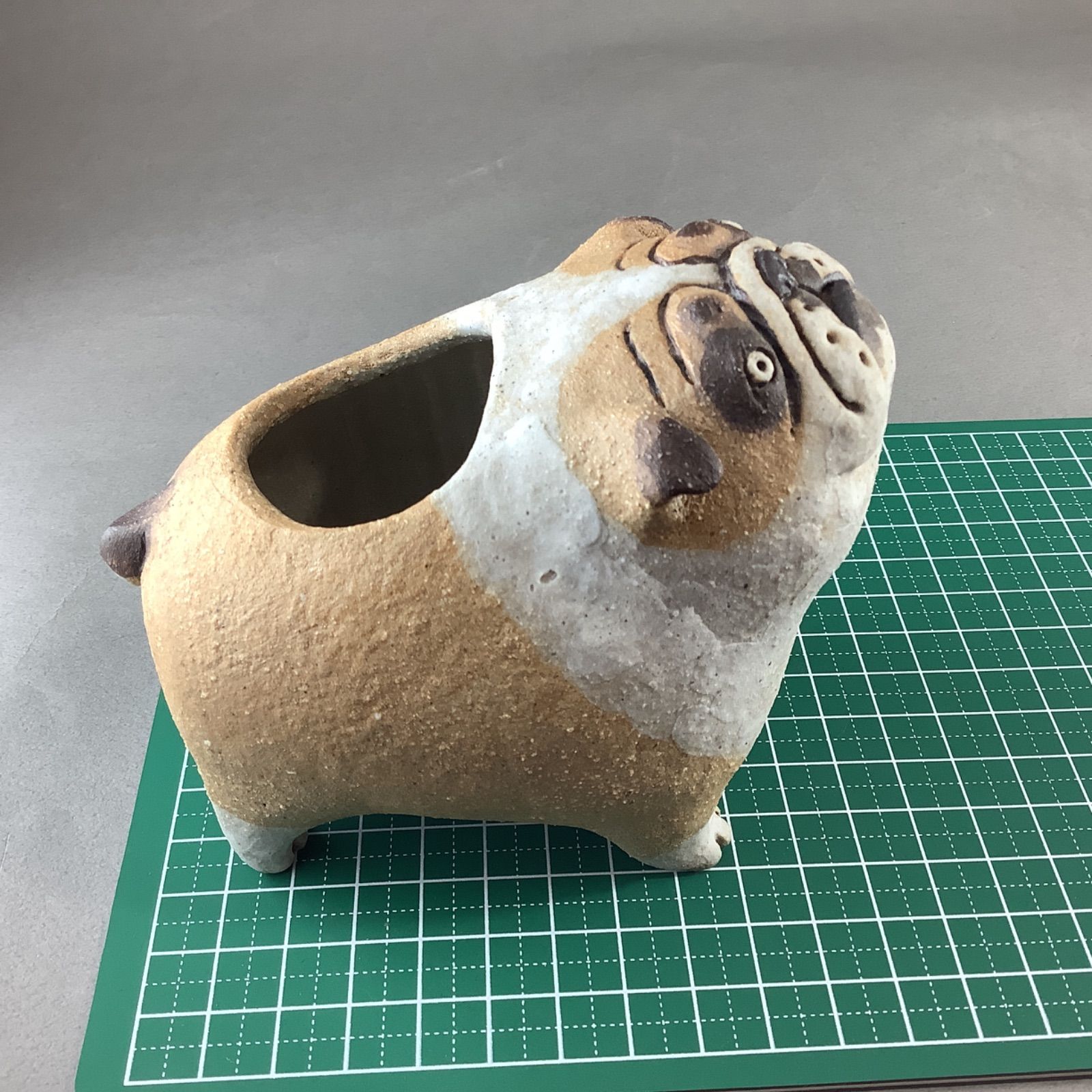 たまむし工房 かとうゆみ 陶器 犬 イヌ 益子焼 陶器 花器 鉢 - メルカリ
