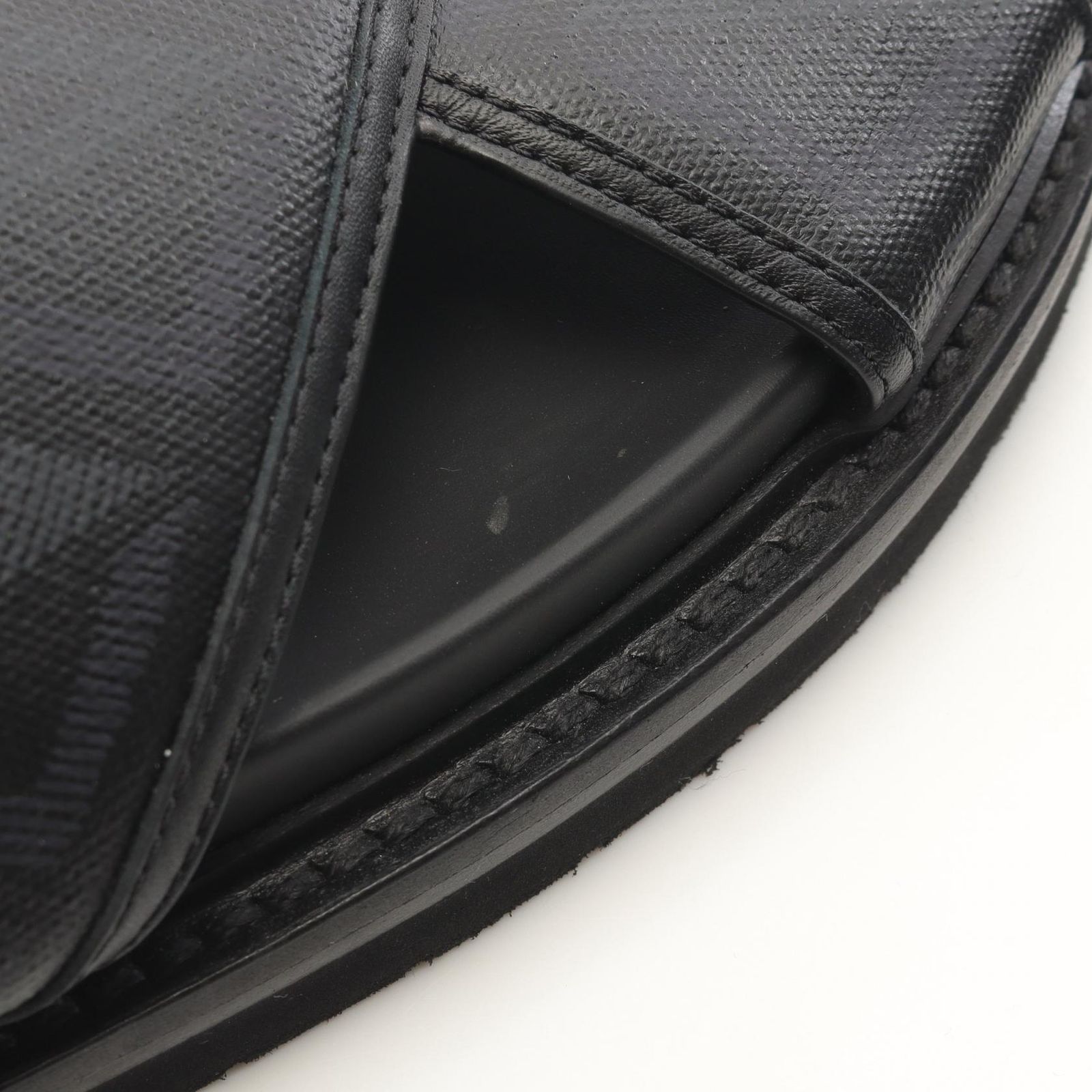 ディオール Dior サンダル AQUA レザー サンダル メンズ Used A DIOR