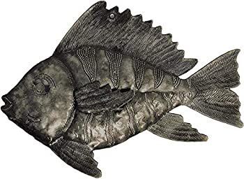 イッツ サボテン - メタルアート ハイチ ノーティカルフィッシュ 壁掛け ビーチ テーマ ホームデコ 奇抜 キャッチ オブ ザデイ スタイル M