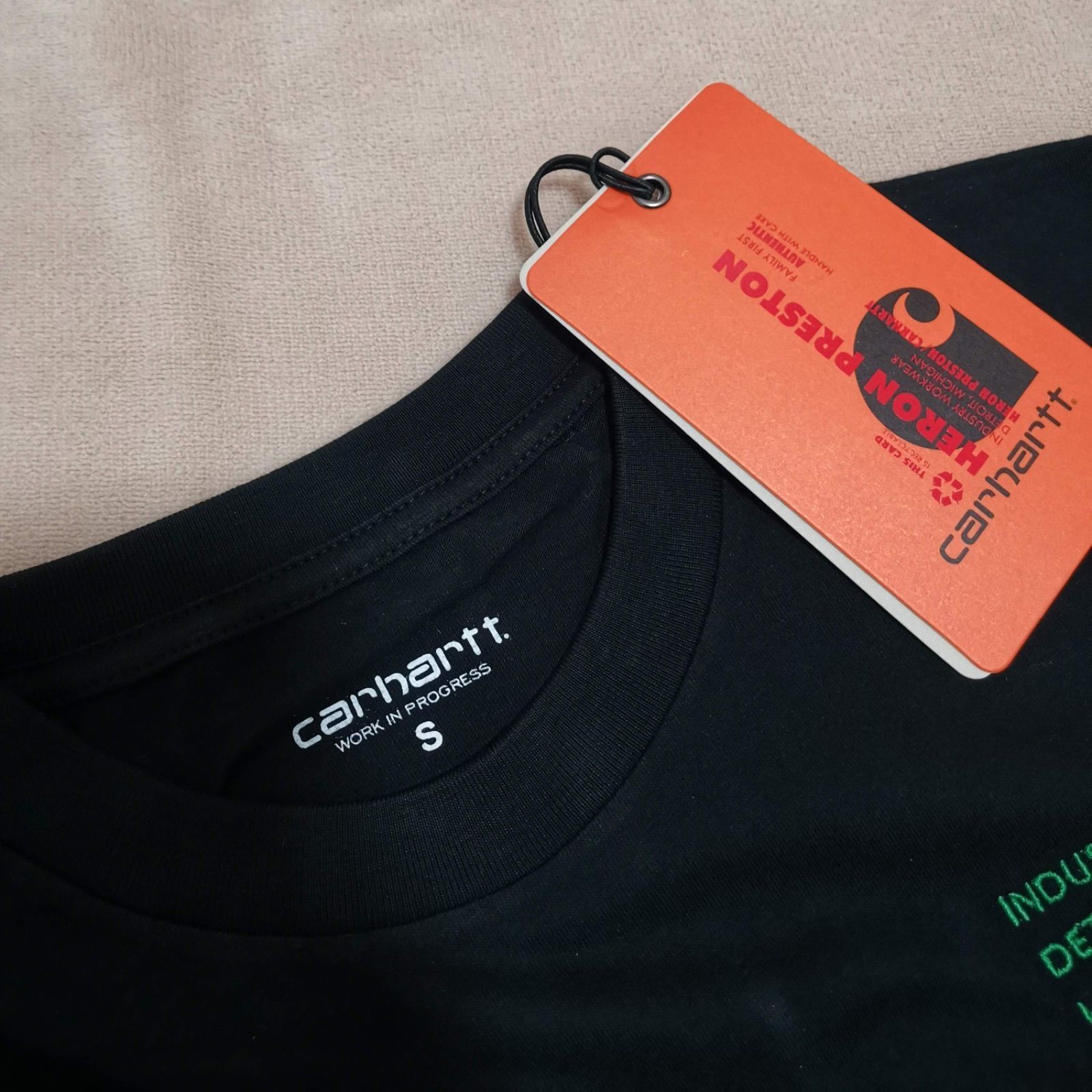 HERON PRESTON HERON PRESTON X CARHARTT WIP POCKET TEE サイズS - メルカリ