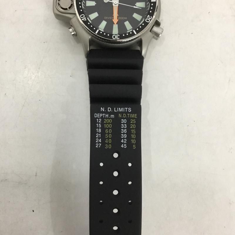 CITIZEN　シチズン　プロマスター　C520-S044898　状態良好 楽天市場】【中古】CITIZEN PROMASTER C520-S044898 