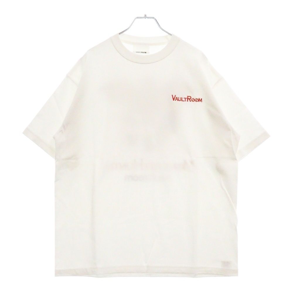 VAULTROOM (ボルトルーム) × Rathalos TEE フロント刺繍 半袖Tシャツ カットソー ホワイト