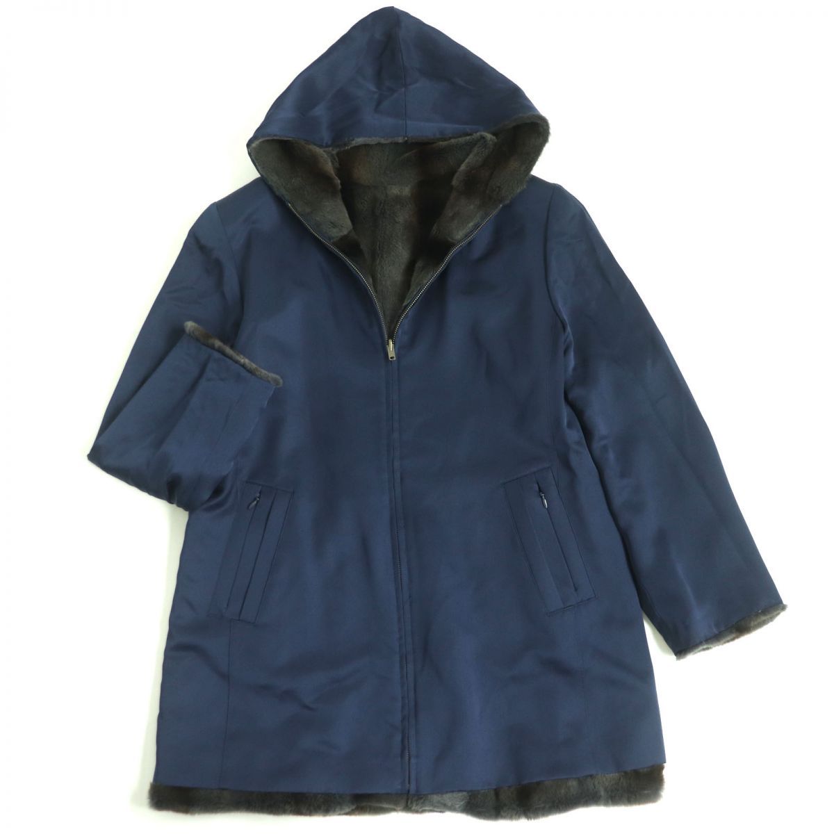 ドンドン見直し】極美品▽EMBA エンバ シェアードウィーゼル×シルク100