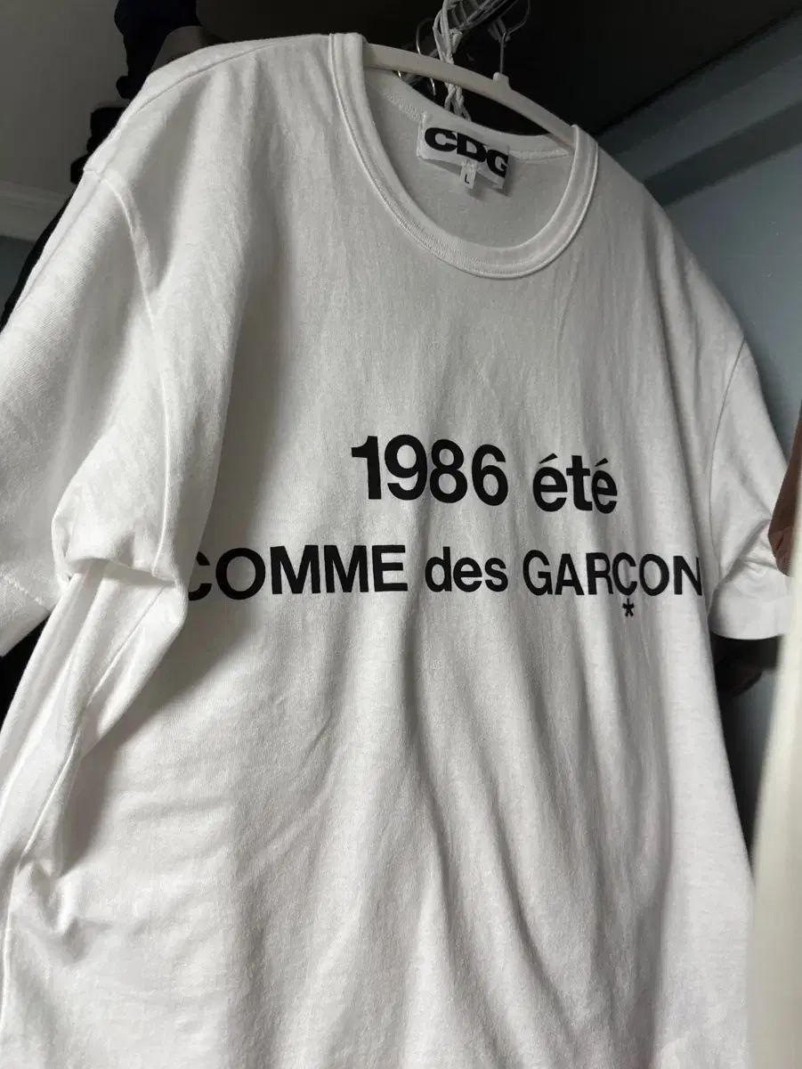 Cdg 1986 半袖 COMME des GARCONS コム デ ギャルソン L