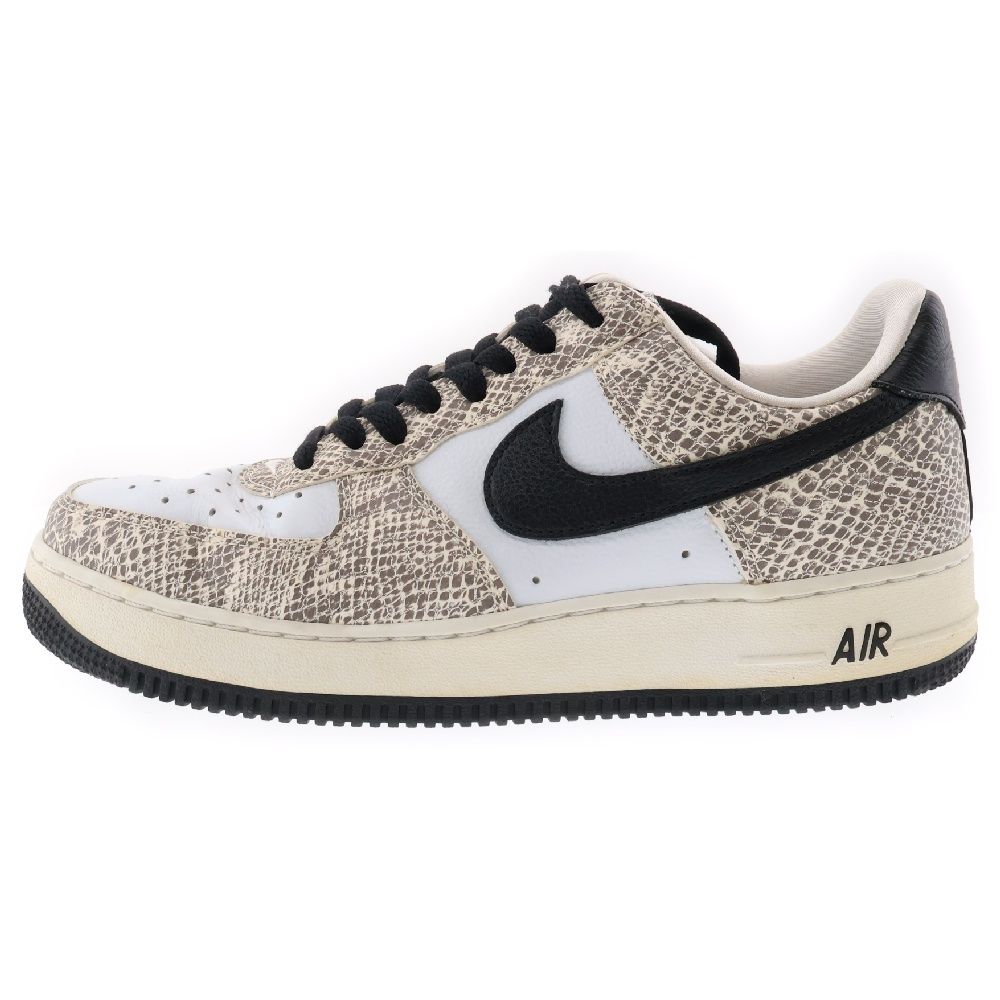 NIKE (ナイキ) AIR FORCE 1 LOW Cocoa Snake エアフォース ロー ココアスネーク ローカットスニーカー ホワイト/ベージュ US8/26cm 845053-104