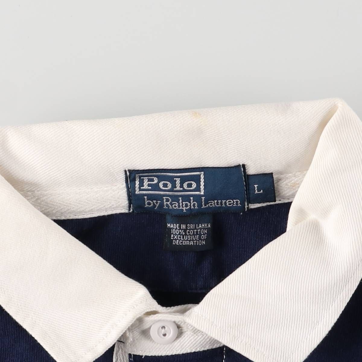 古着 ラルフローレン Ralph Lauren POLO by Ralph Lauren 長袖 ラガー  