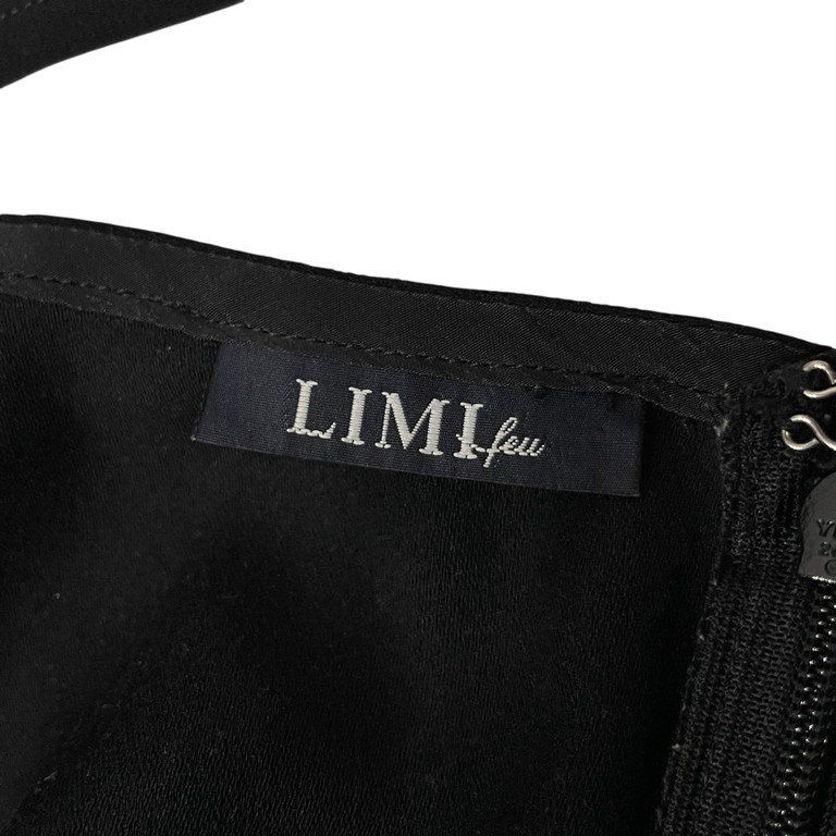 LIMI feu ポリエステルジョーゼットワイドシルエットサロペット