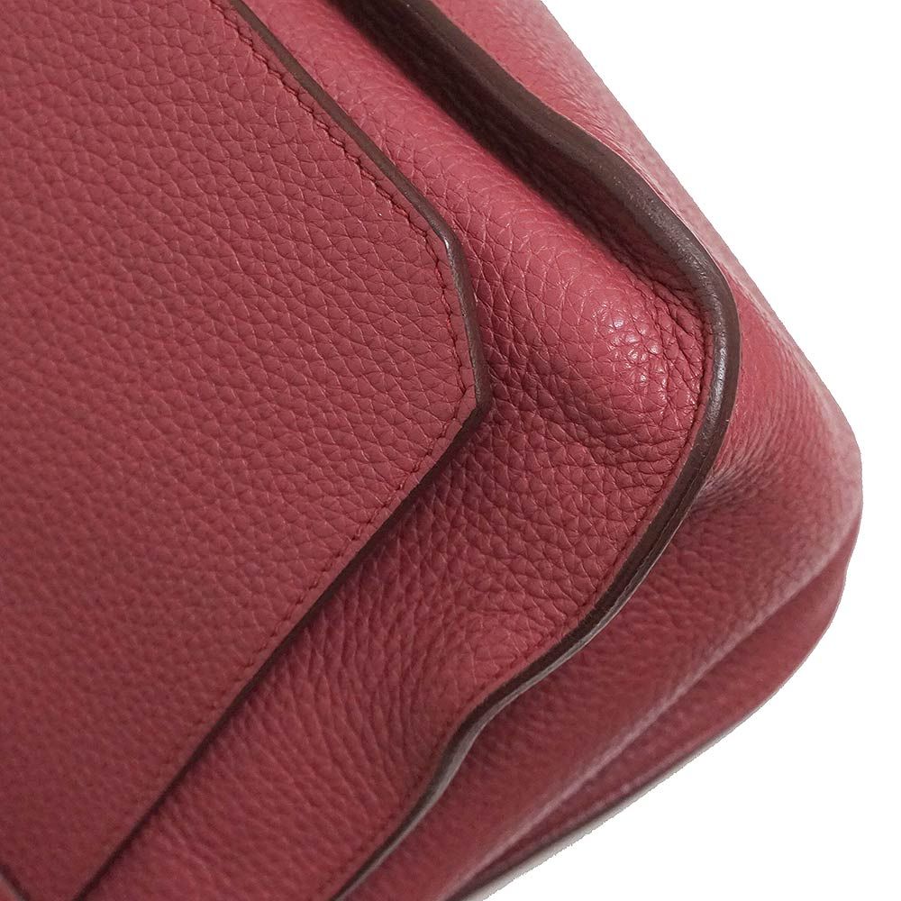 エルメス ジプシエール 34 ショルダーバッグ 斜め掛け トリヨンクレマンス レザー ローズウッド ピンク シルバー金具 □O刻印 HERMES（中古） HERMES（エルメス） （中古）エルメス ジプシエール 34 ショルダー
