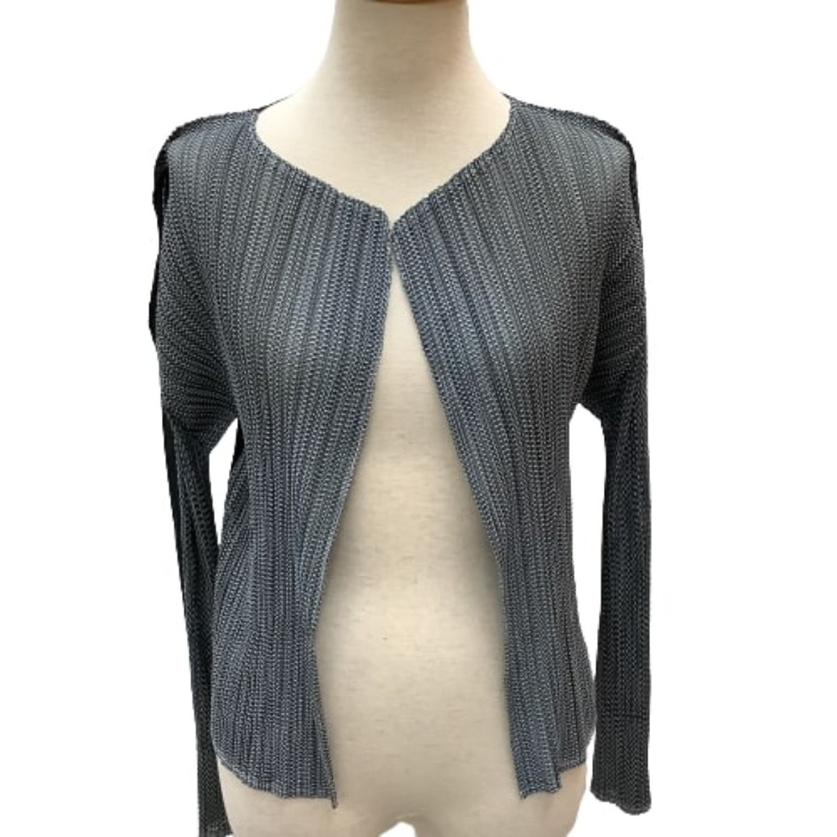PLEATS PLEASE＞ メッシュ カーディガン ISSEY MIYAKE（プリーツ