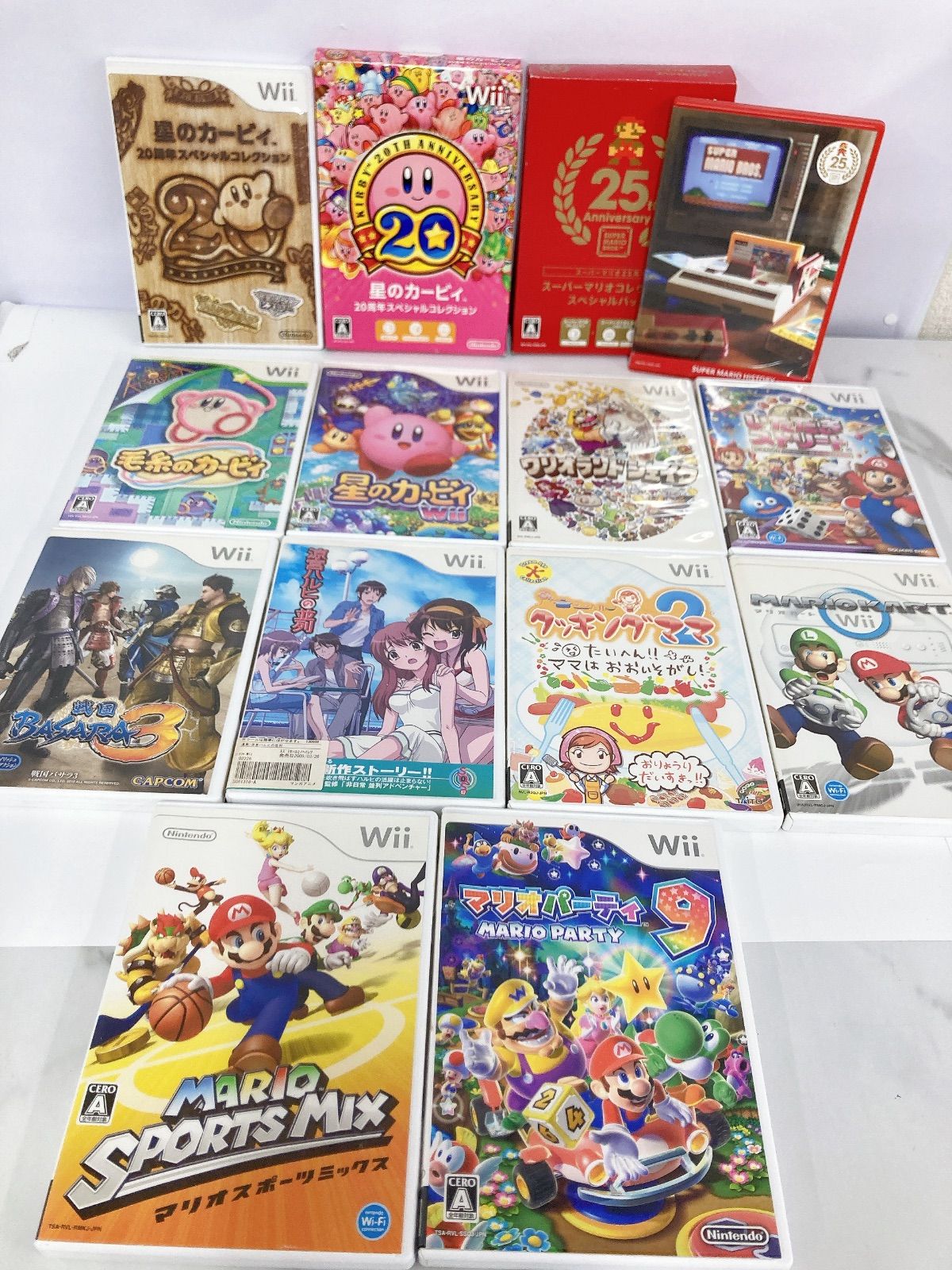 ＃ Wii ソフト 12本 B ゲームソフト 2